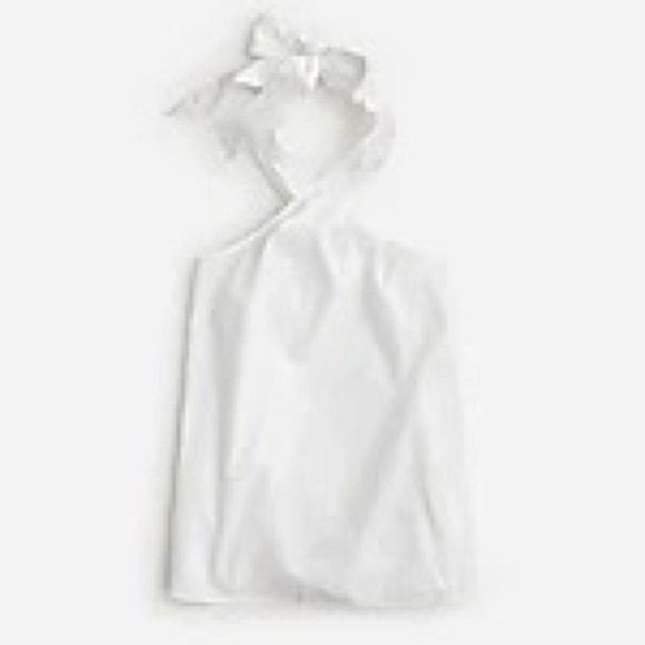 J.Crew Organic cotton poplin halter top BL707 - Picture 1 of 8